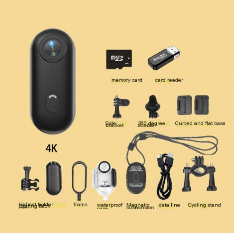 Mini Thumb Sports Camera with Magnetic Clip (One Piece)